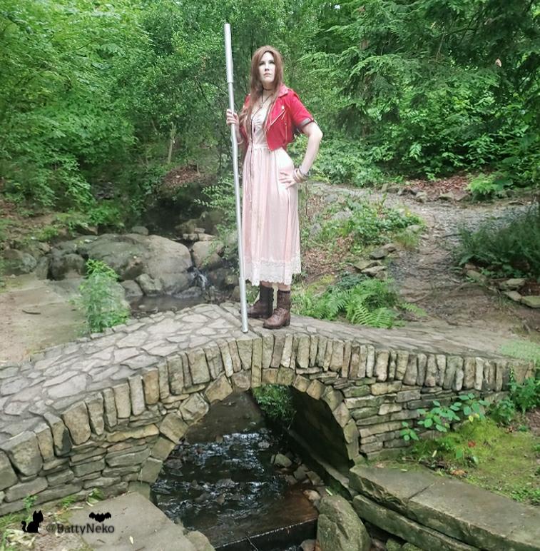 Aerith Cosplay In The Woods By Battynek