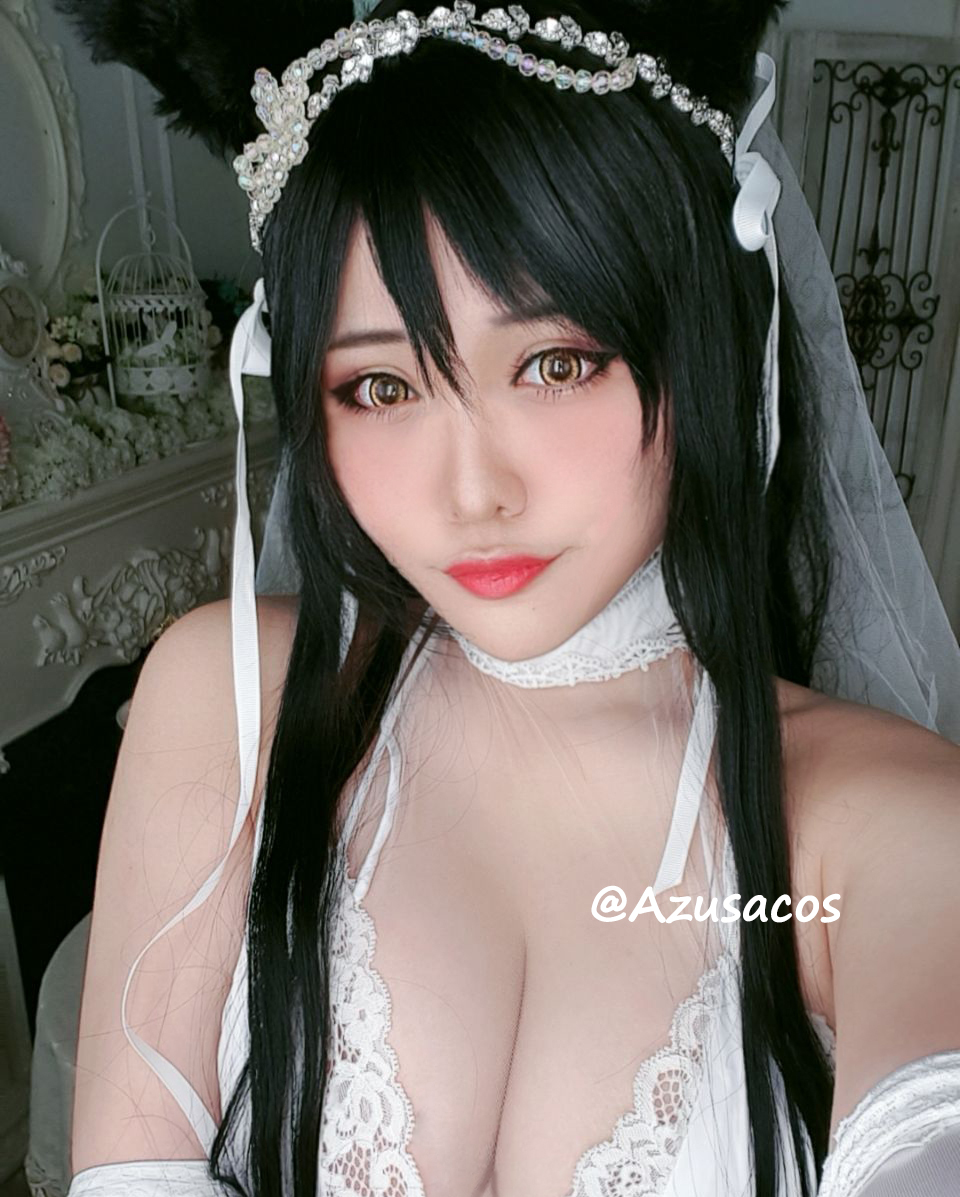 Atago Wedding Cosplay By Azusaco
