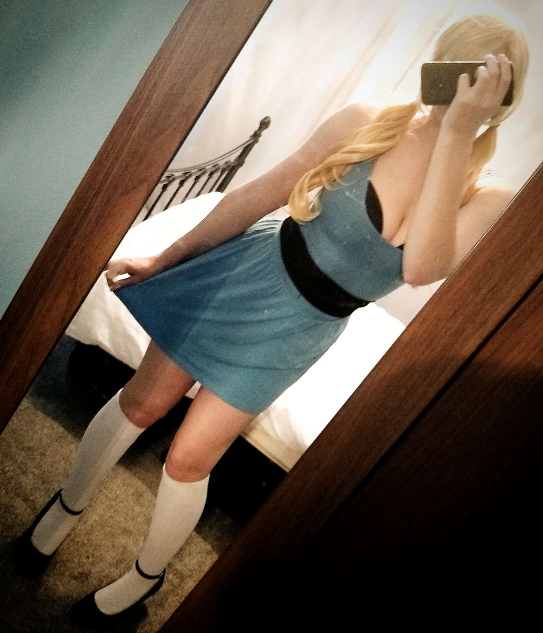 Casual Bubbles Cosplay Mirror Selfie My First Time Cosplaying In 8 Years Clearly Need To Find Some Photography Savvy Friend