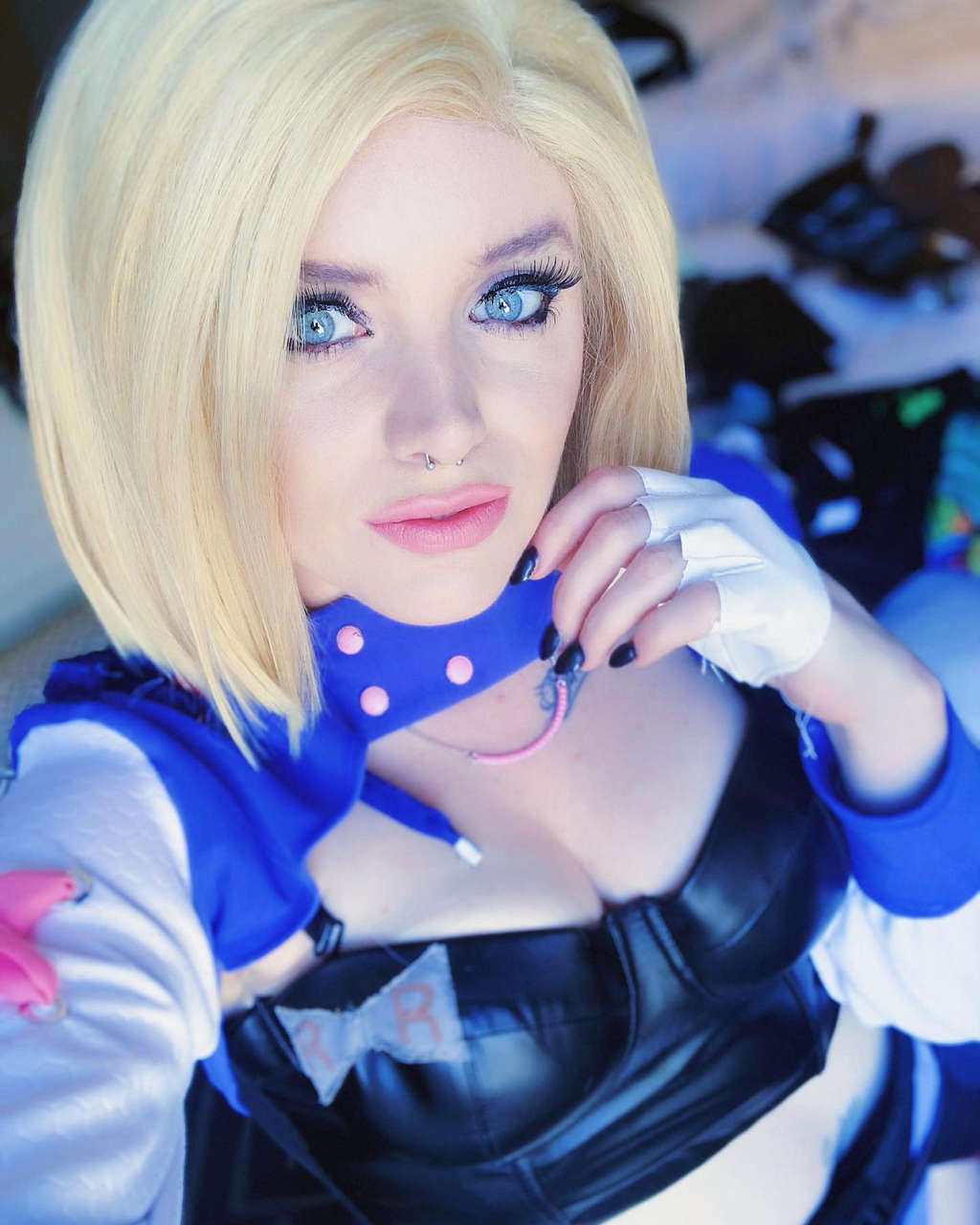 Cyberpunk Android 18 Cosplay By Ohmysophi