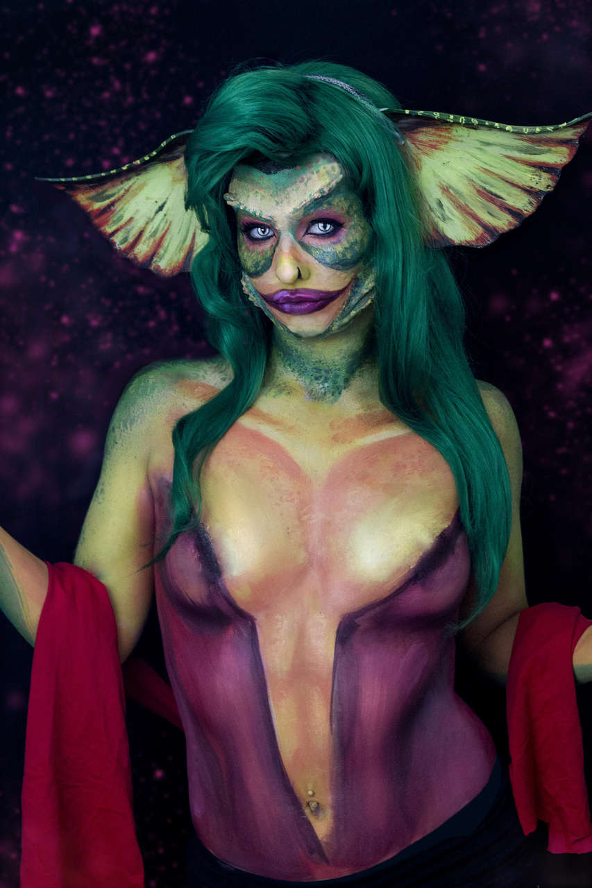 Darka Studio As Greta The Gremlin Cosplay Body Paint Prostethics By M