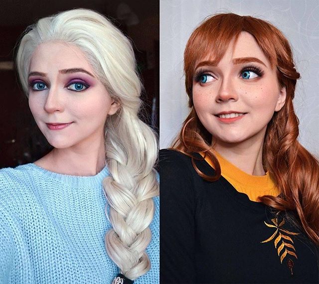 Elsa Or Anna Cosplay By Noaxao
