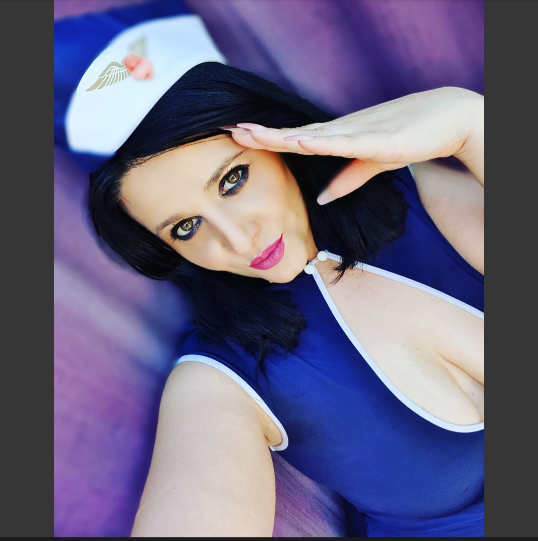 Flight Attendant Sexymilf On Duty Waiting For You To Joi