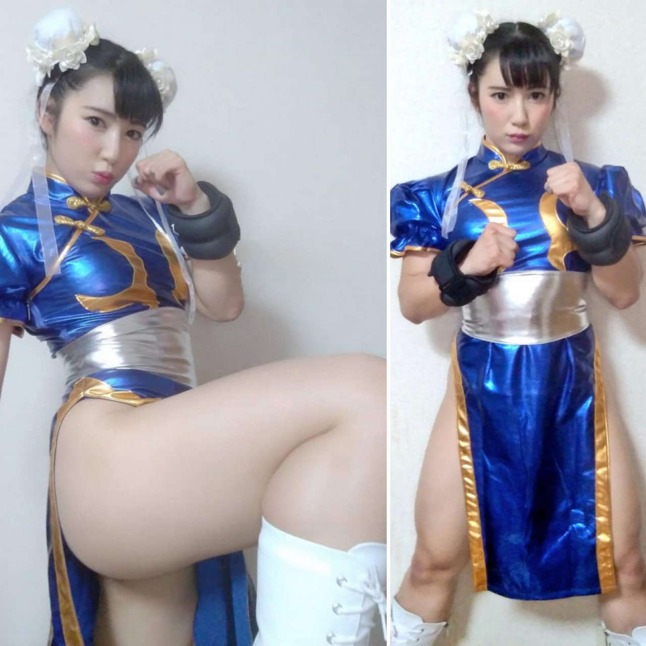 Japanese Pro Wrestler Reika Saiki With An Almost Perfect Chun Li Cospla