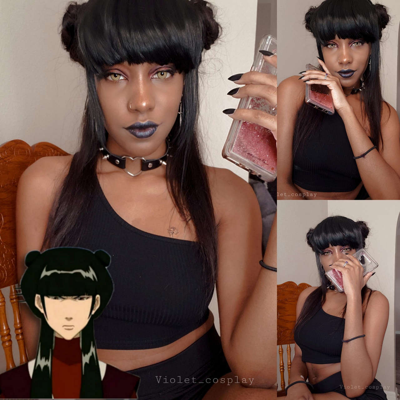 Mai Inspired Goth Look By Violet Cospla
