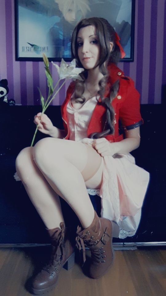 Me Cherry Morningstar13 As Aerith Gainsborough From Ff Vii Remak