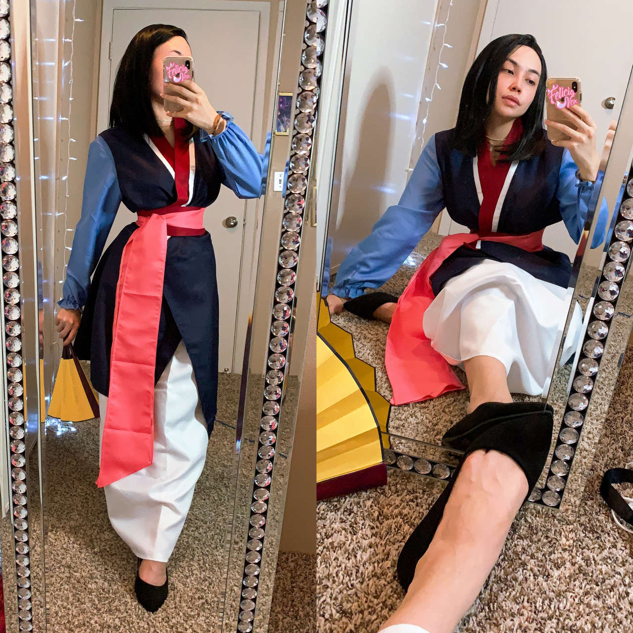 Mulan Cosplay Test Fitting By Felicia Vo