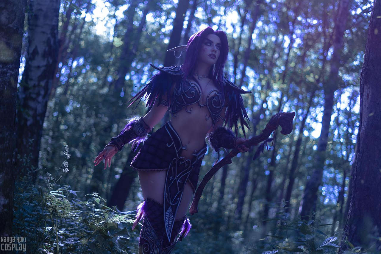 Night Elf Druid From World Of Warcraft Cinematic By Narg