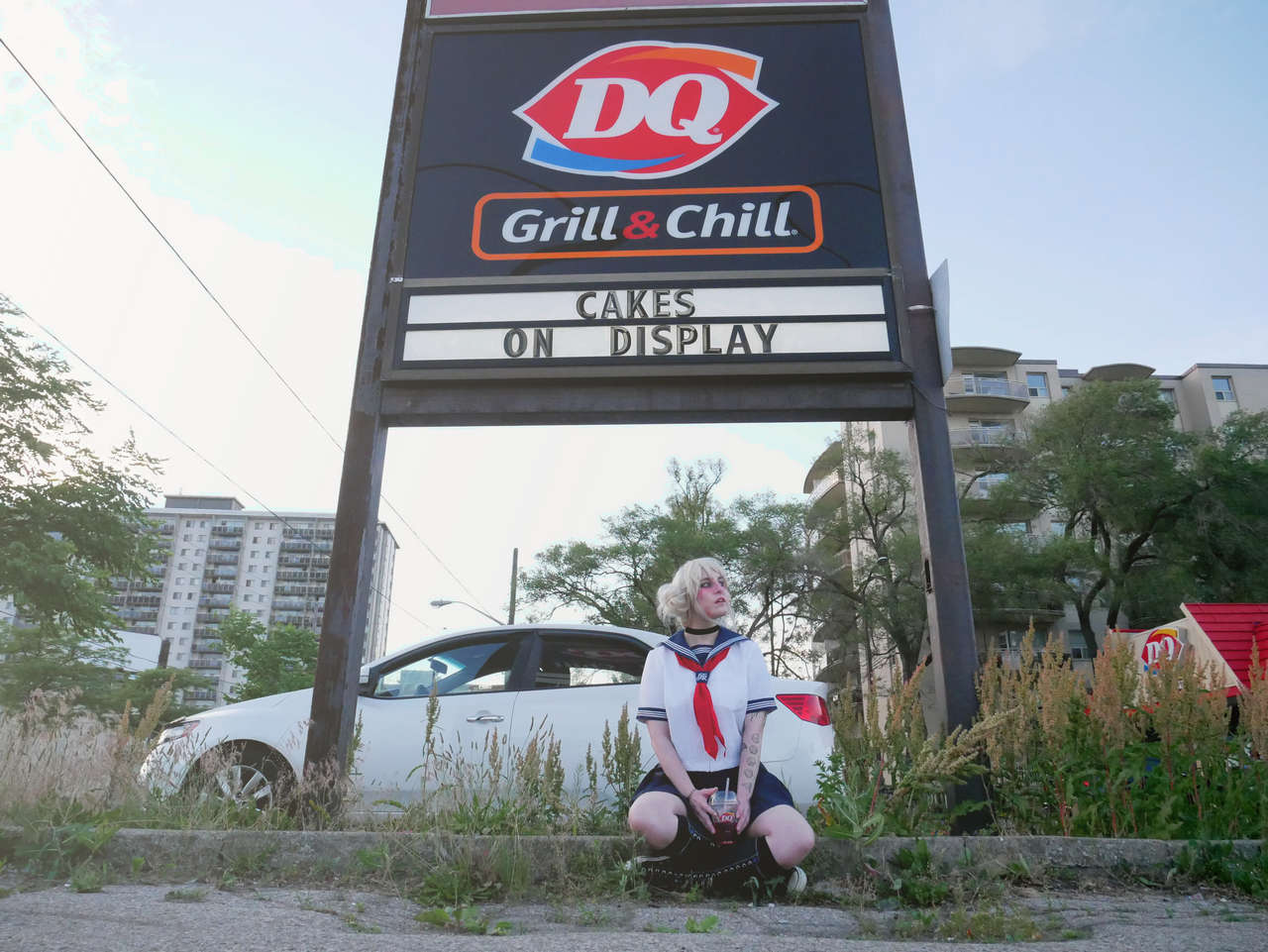 Nothing Like Ice Cream Or A Frozen Drink When Your Blood Is Running Hot Yan Dairy Queen Toga From Mha Cosplay By M