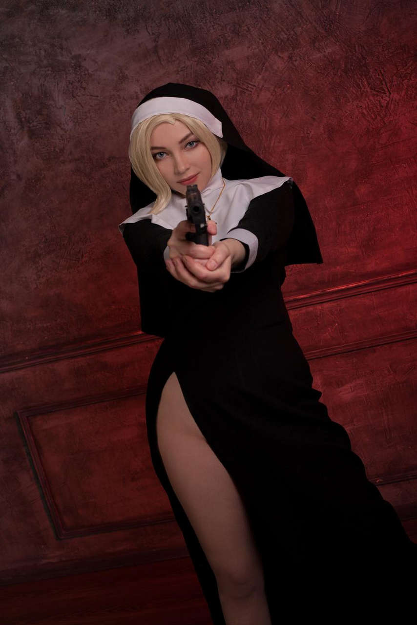 Nun Mercy Overwatch Cosplay By Sawaka Sel
