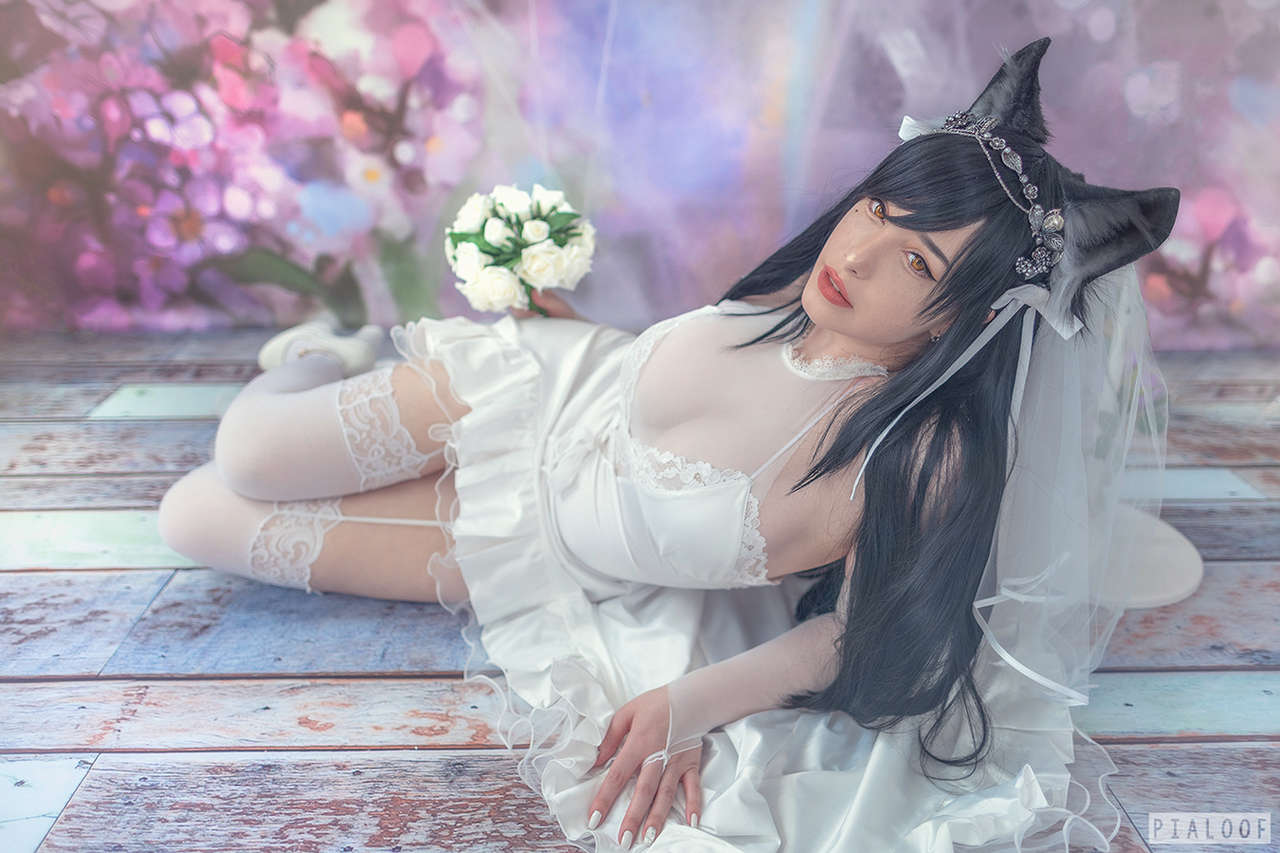 Self Atago Lily White Vow From Azur Lane By Pialoo