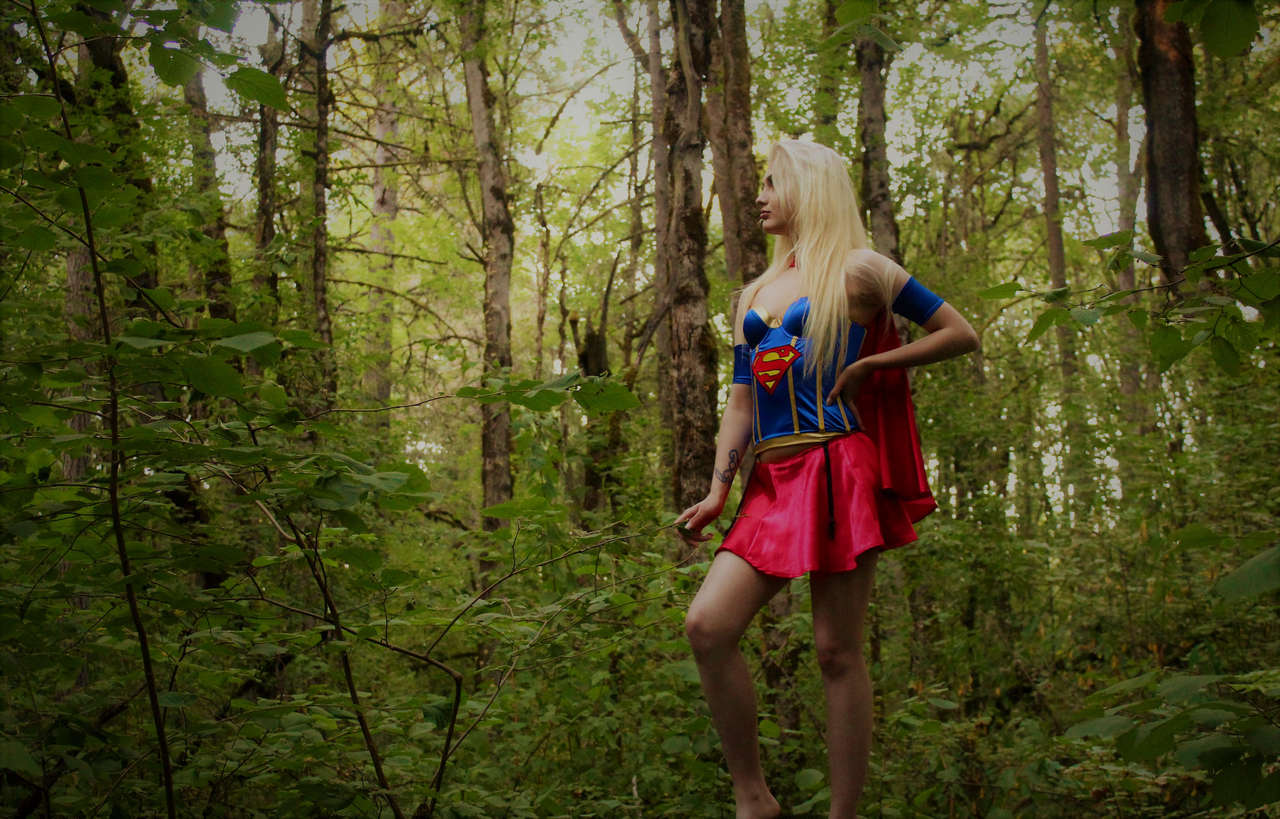 Supergirl In The Woods By Jade Dewa