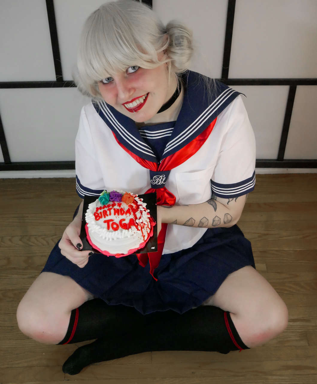 Toga S Birthday Is This Week So I Thought She Should Have A Bit Of Cake To Celebrate Himiko Toga By Azura Ros
