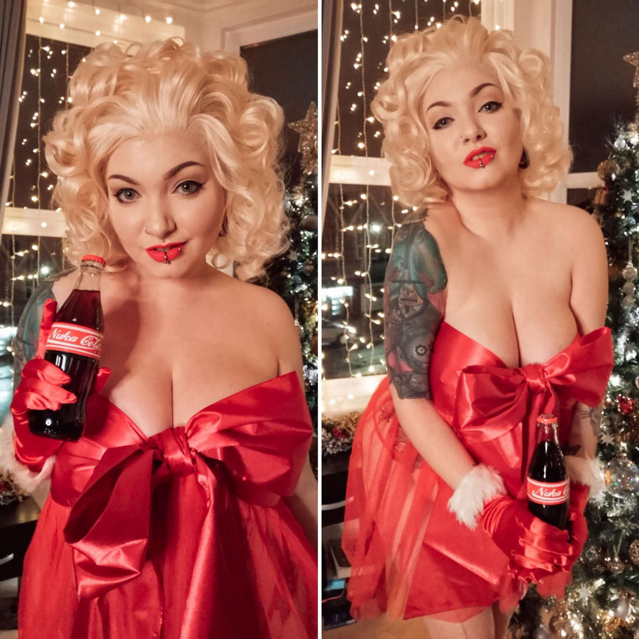 A Christmas Version Of Nuka Cola Girl From Fallou
