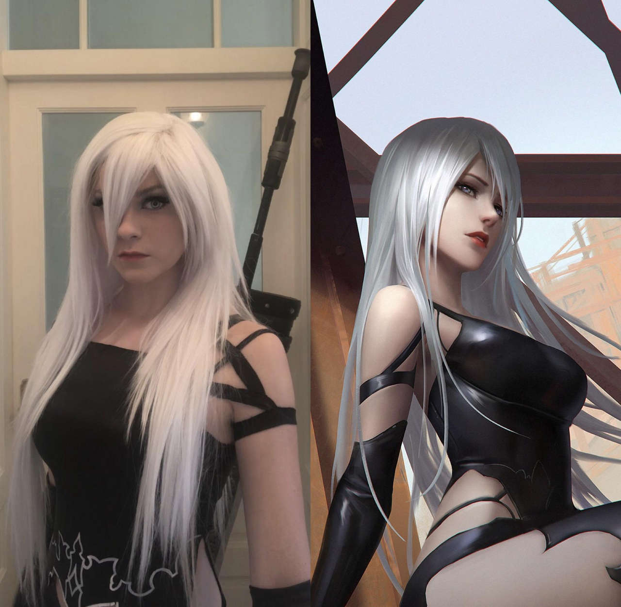A2 Cosplay Vs Character By M