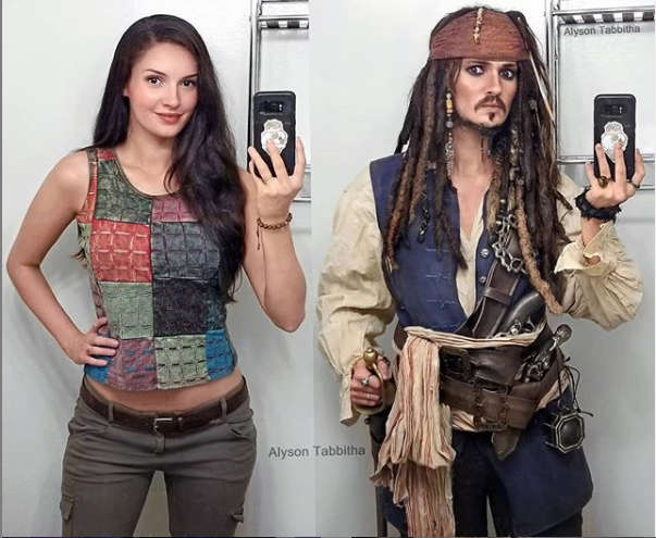 Alyson Tabbitha As Jack Sparrow Oups Captain Jack Sparro