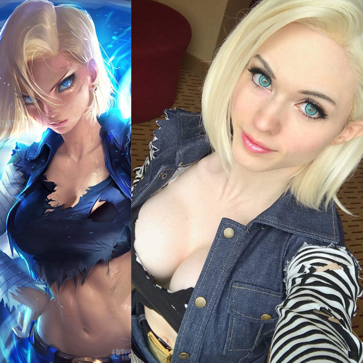 Android 18 From Dragon Ball Z Cosplay Done By Amourant
