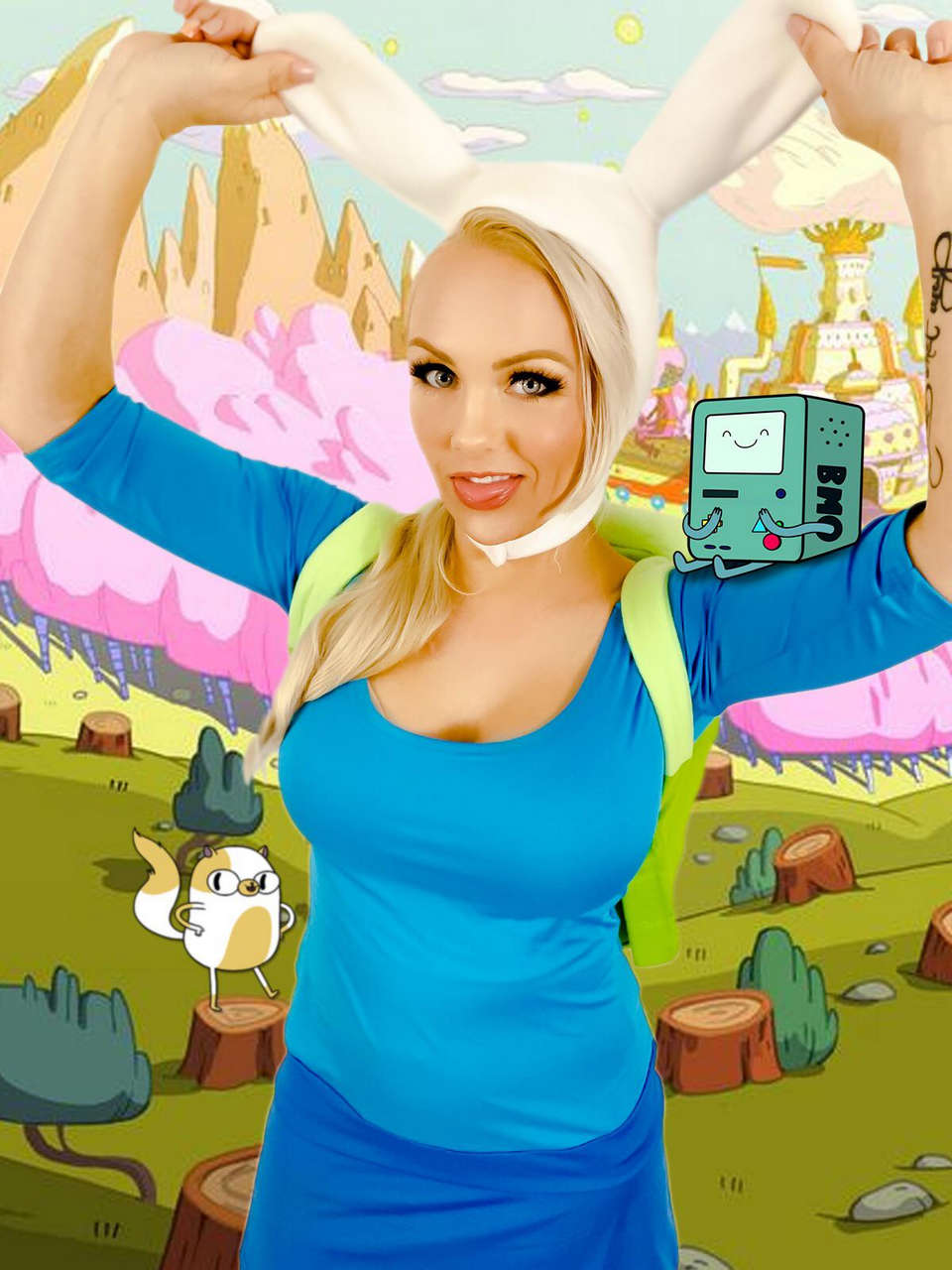 Anime Lanie As Fionna From Adventure Tim