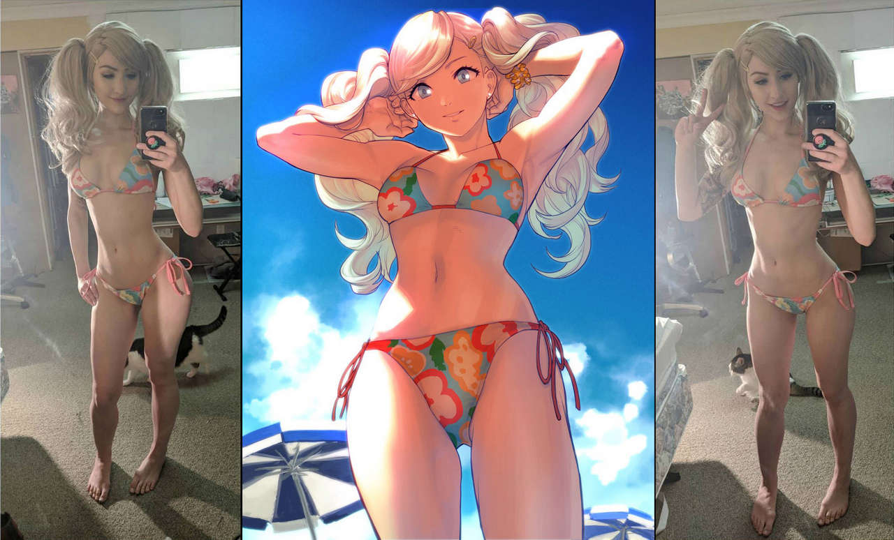 Ann Takamaki Bikini Version Persona 5 By Luxlo Cospla