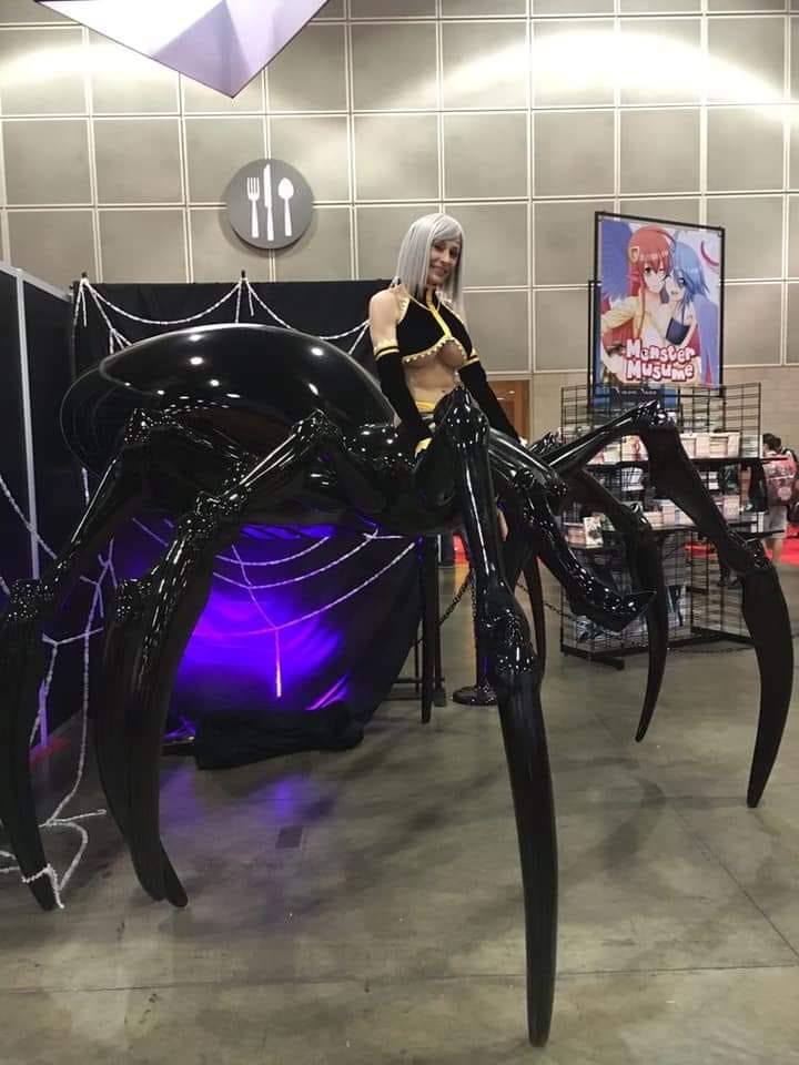 Arachnea Cosplay Fro Mmonster Musume By Marie Claude Bourbonnai