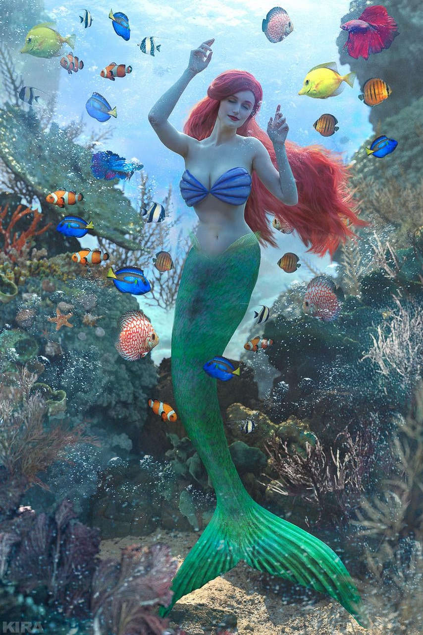 Ariel The Little Mermaid By Claire Se