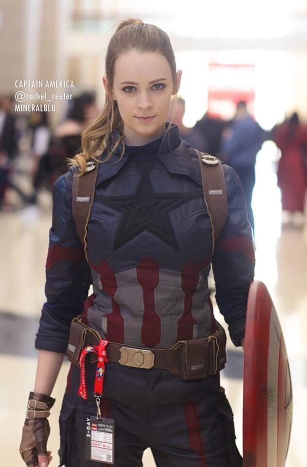 Avengers 3 Infinity War Captain America Cosplay By Rachel Reete