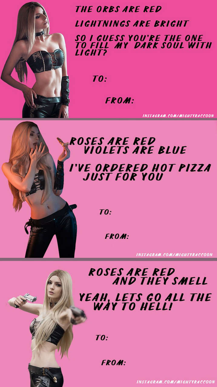 Awful Devil May Cry Valentines Cards From Mightyraccoon Happy Holida