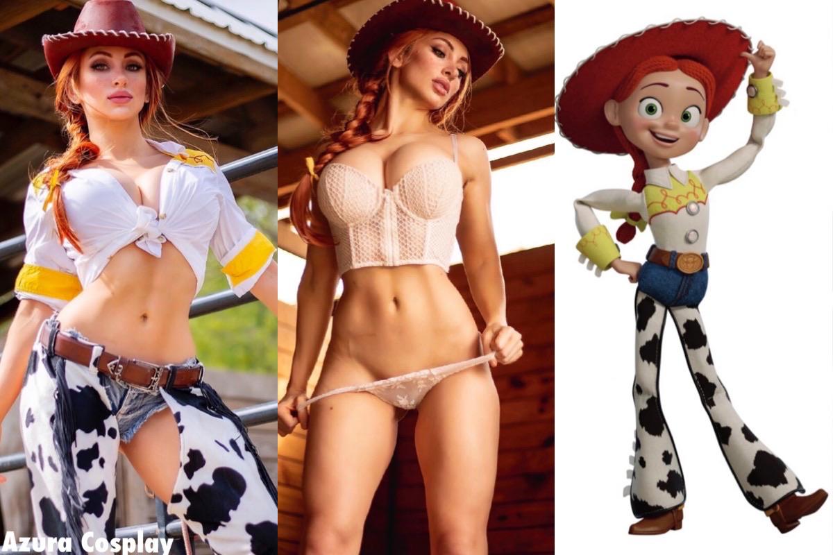 Azuracosplay As Real Life Jessie From Toy Stor