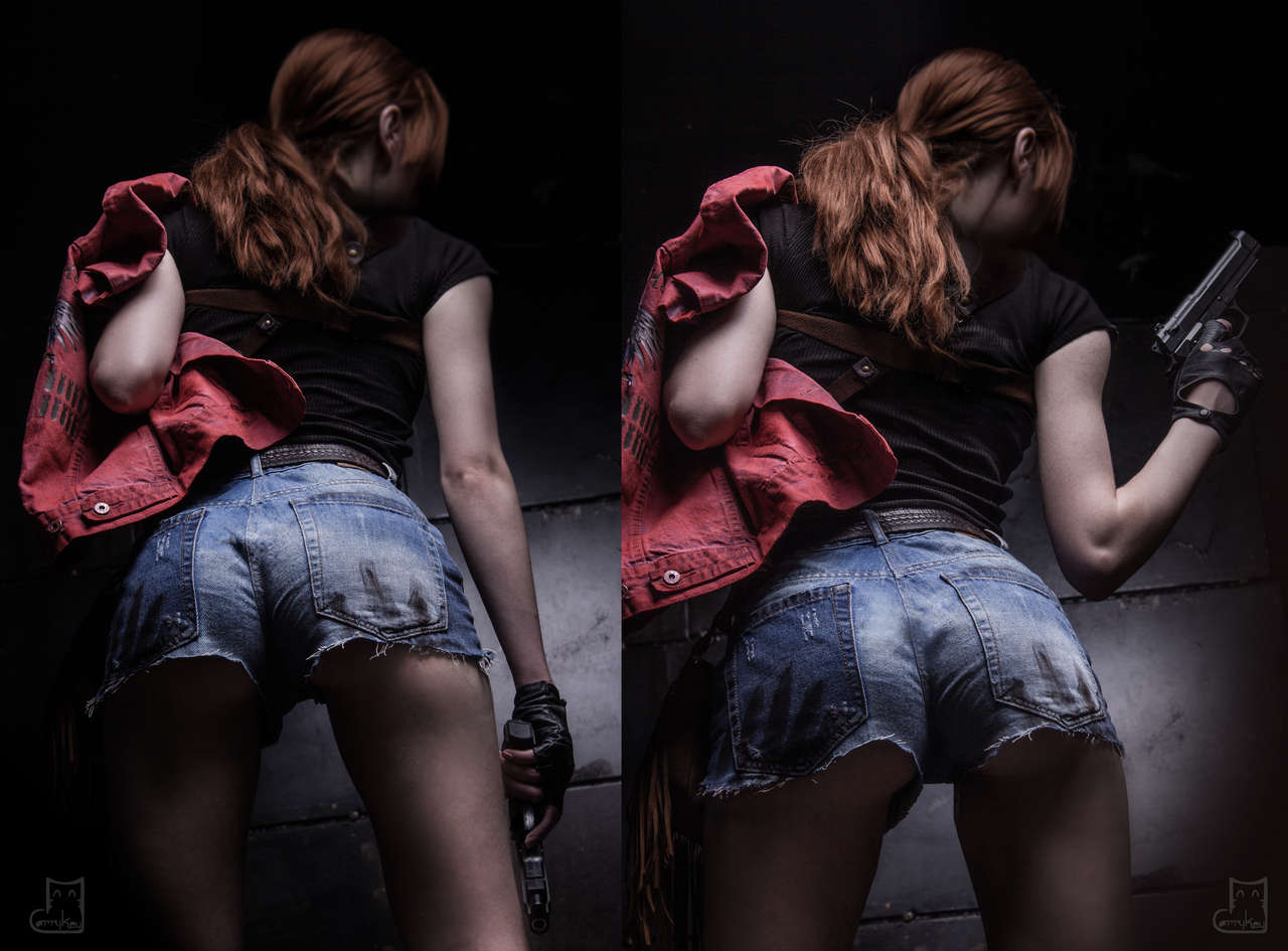 Back Look Of Claire Redfield Cosplay By Carrykey Sel