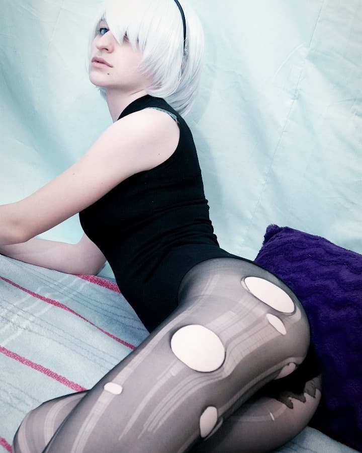 Battle Damage 2b Cosplayed By Akihoshire On Instagra