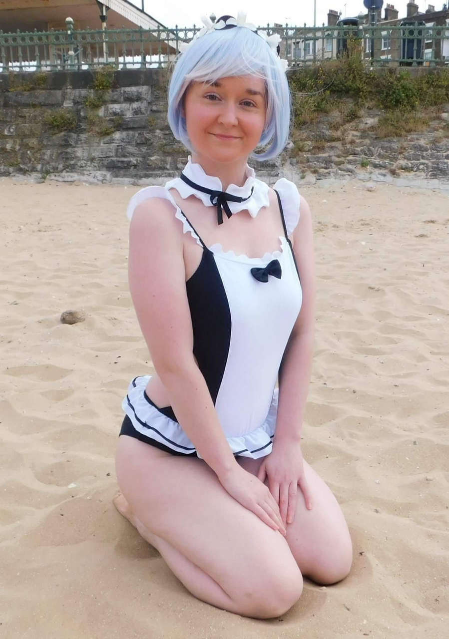 Beach Style Rem Re Zero By Holly Quinn Cospla