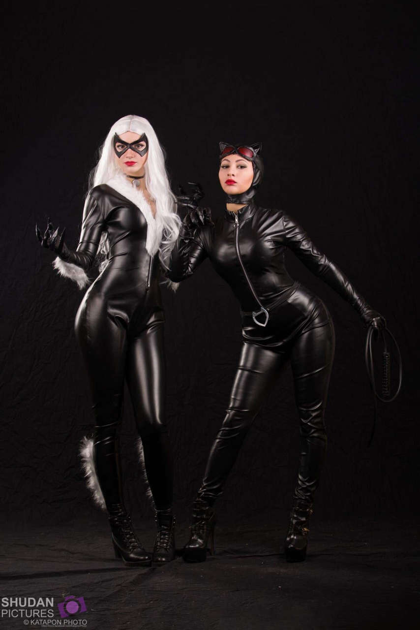 Black Cat And Catwoman Cosplay By Nine Andamp Nor