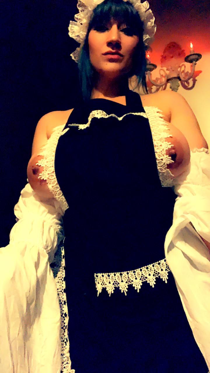 Blue Haired Maid With Massive Anime Boobs O