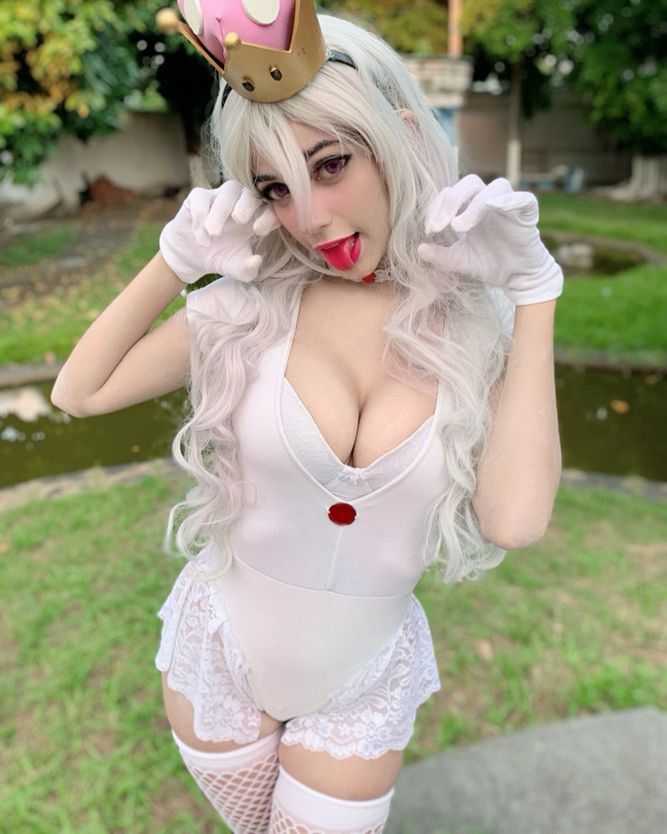Boo Ghost Bowsette By Kamicosplaye