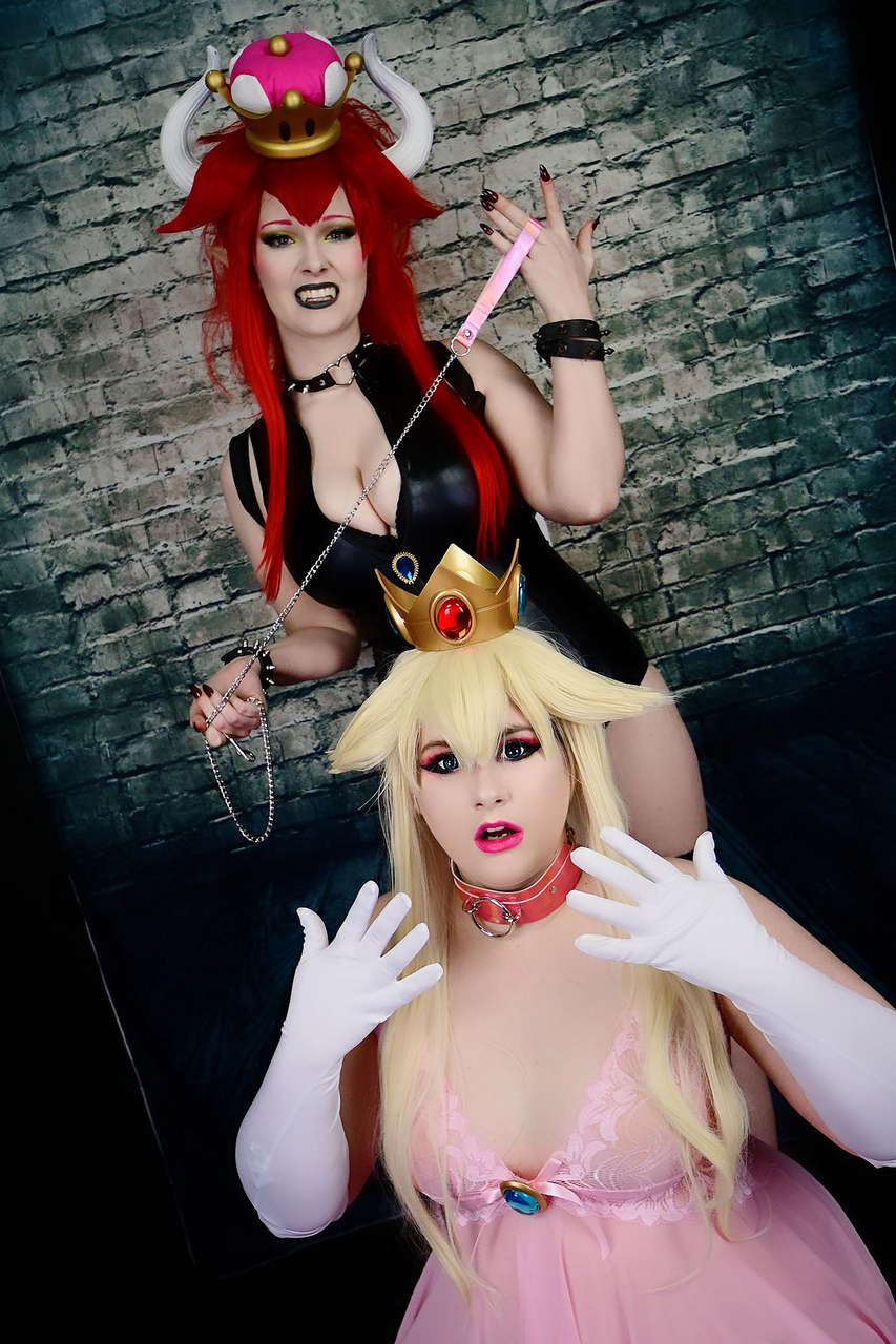 Bowsette And Peach By Kiki Rose Cospla