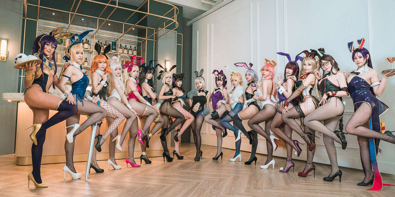 Bunny Girls From Fate Grand Order Who Is Your Favorite Cosplayers Names In Comment