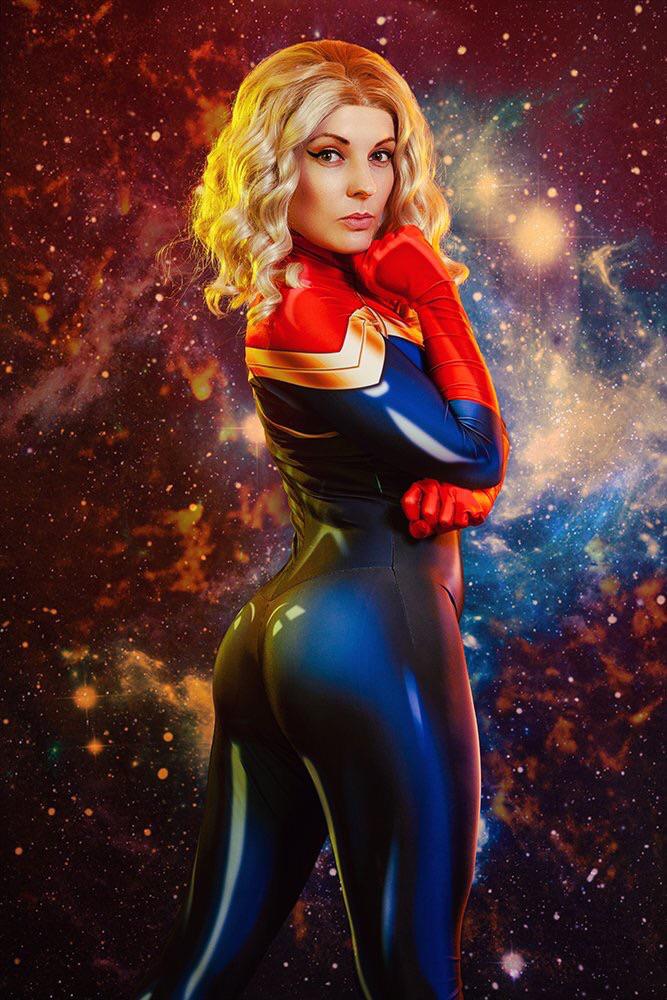 Candy Valentina As Captain Marve