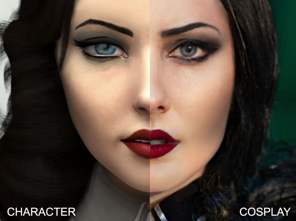 Character Vs Cosplay Elizabeth Comstock From Bioshock Infinite Burial At Se
