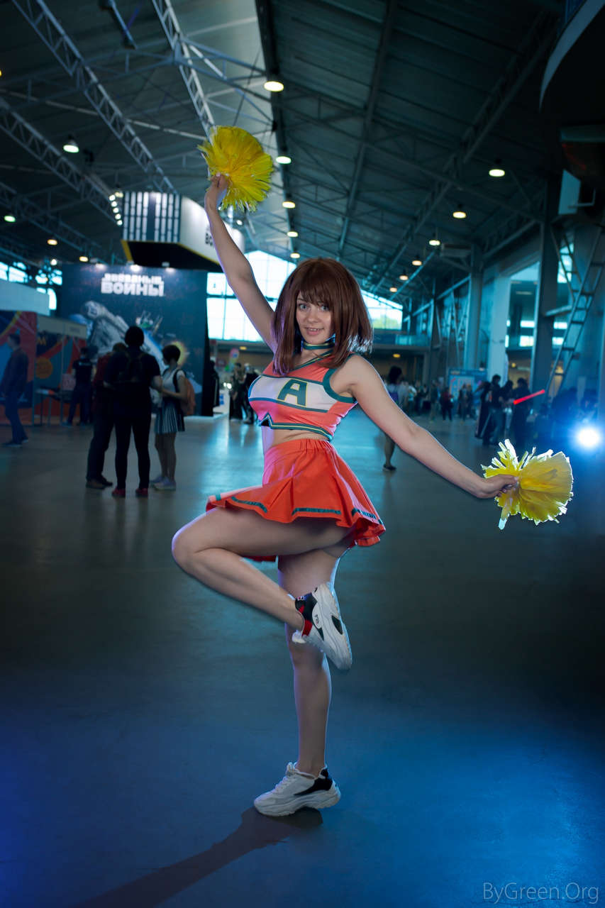 Cheerleader Ochako Uraraka Cosplay Ig Naru Chan Cospla