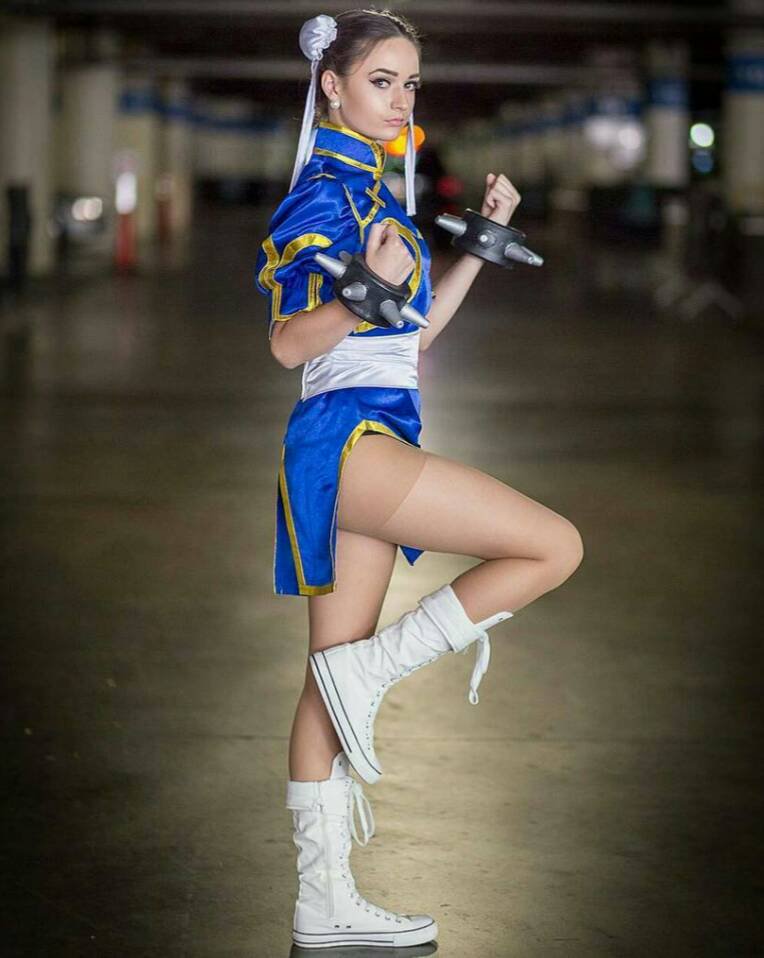 Chun Li From Street Fighter Cosplay Done By Caitlynjay0