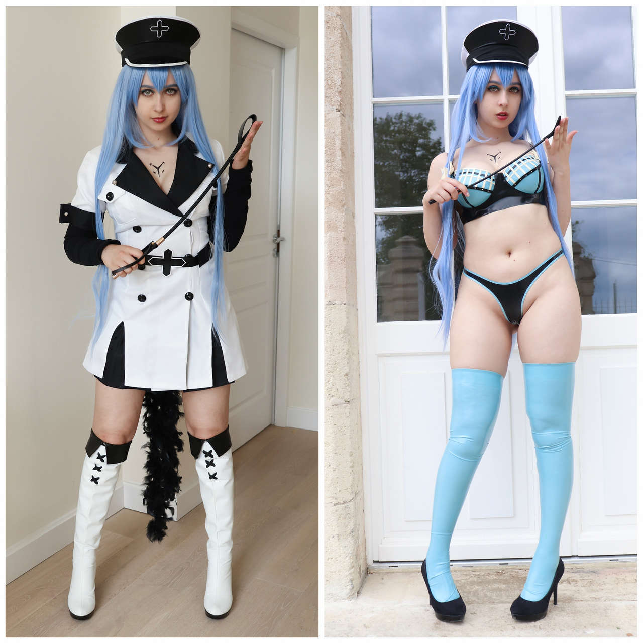 Classic Esdeath And Latex Esdeath By Gumiho Art