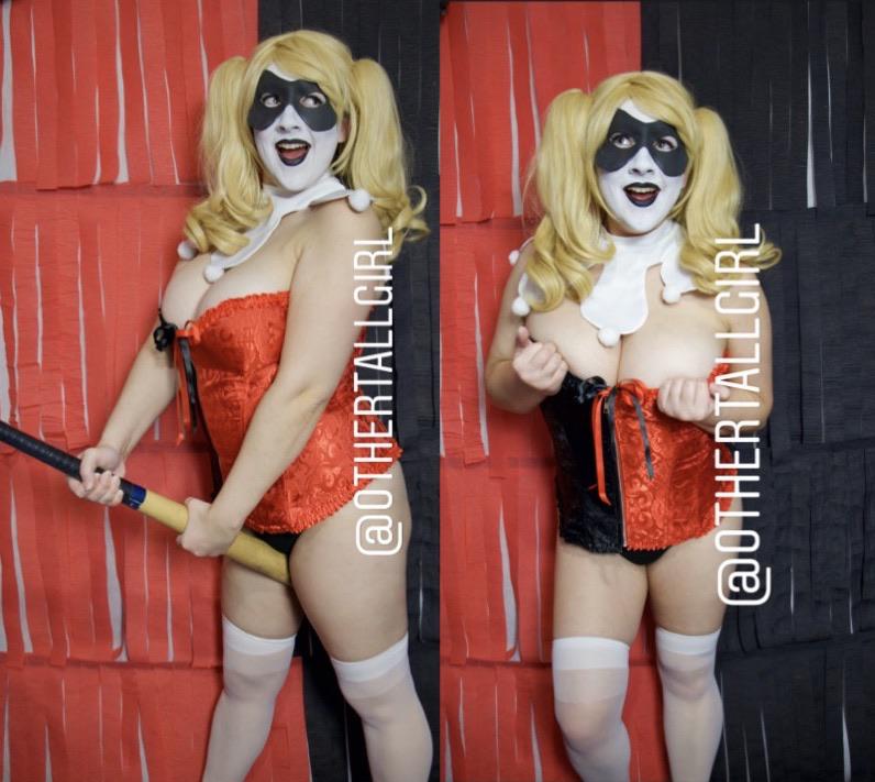Classic Harley Quinn Lewd Photos From A Recent Shoot From Othertallgirl Cosplay
