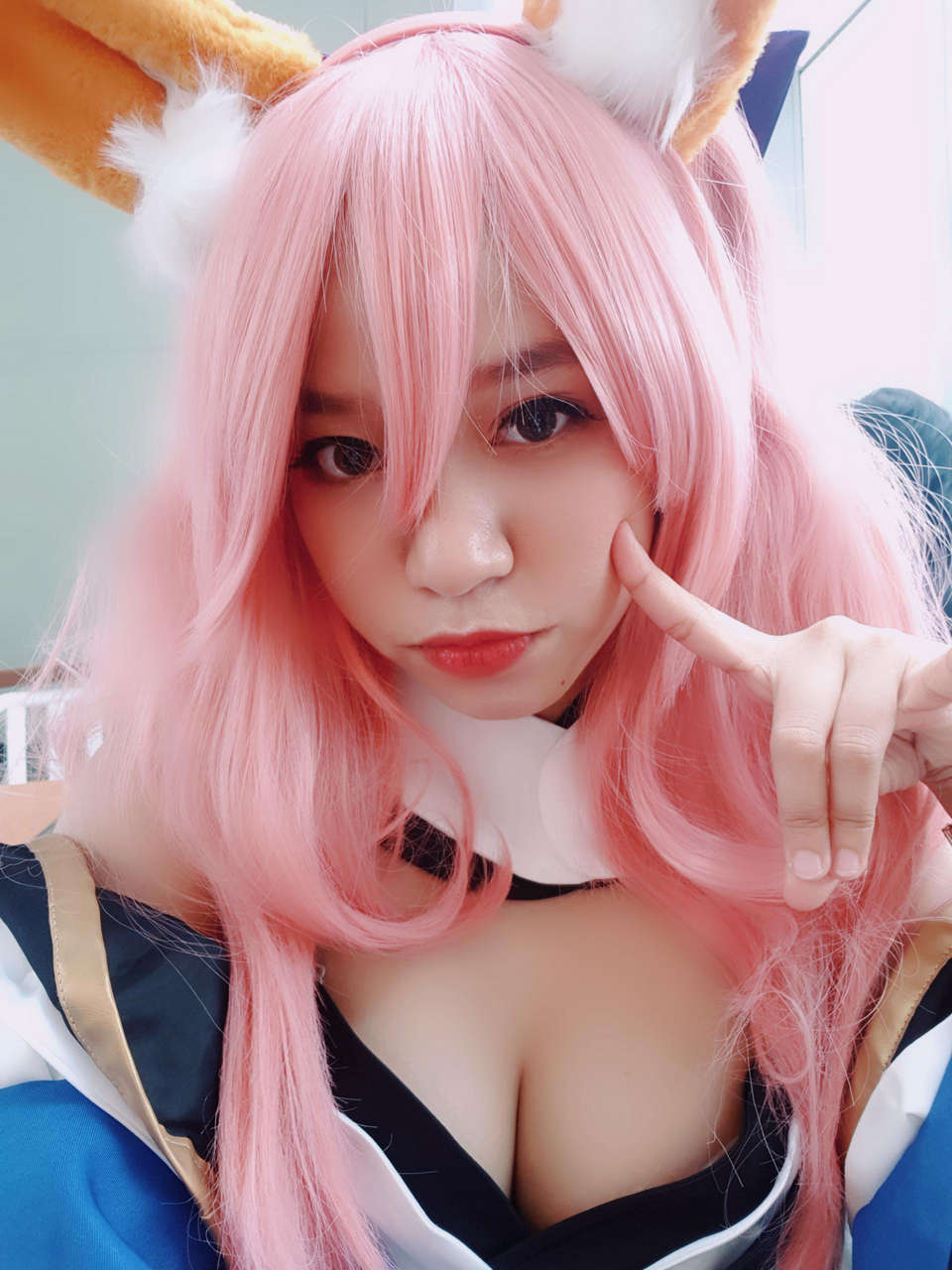 Cosplaying Tamamo No Mae From Fgo At A Local Anime Co