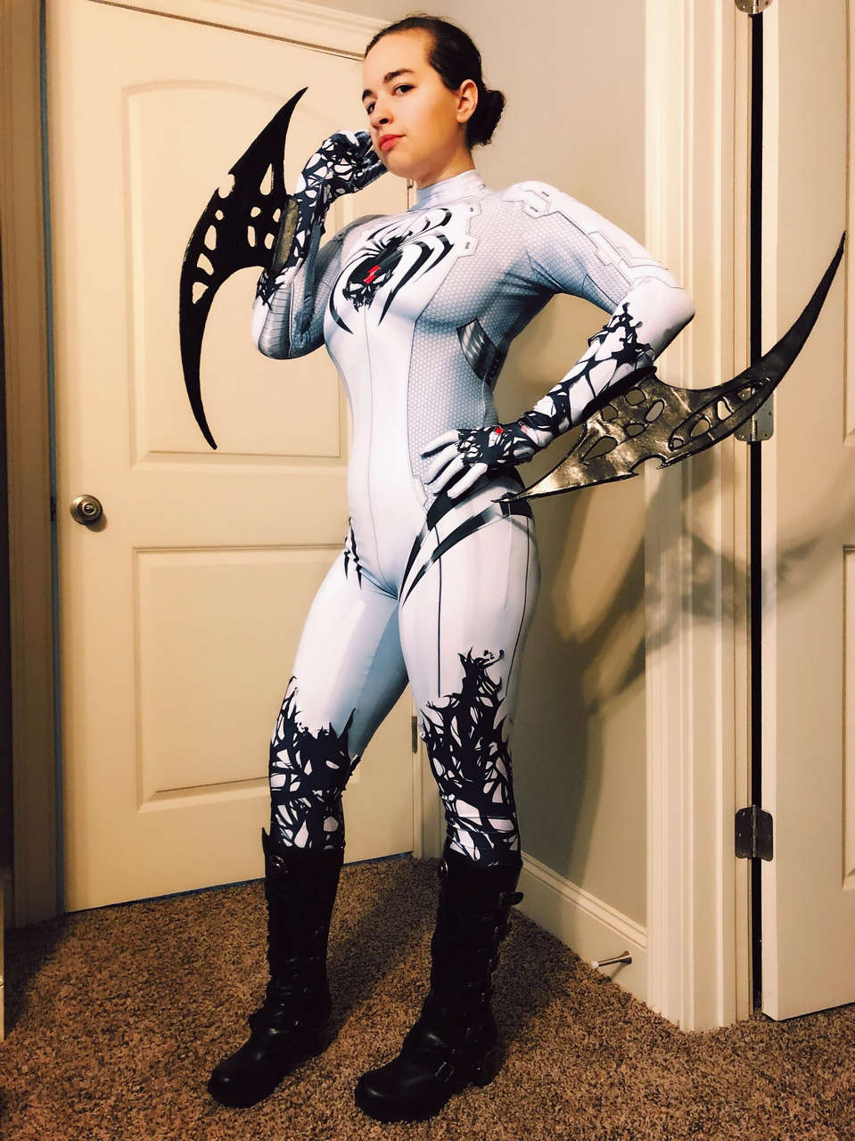 Cosplaysbylo Finally Almost Done With My Whitw Widow Detail