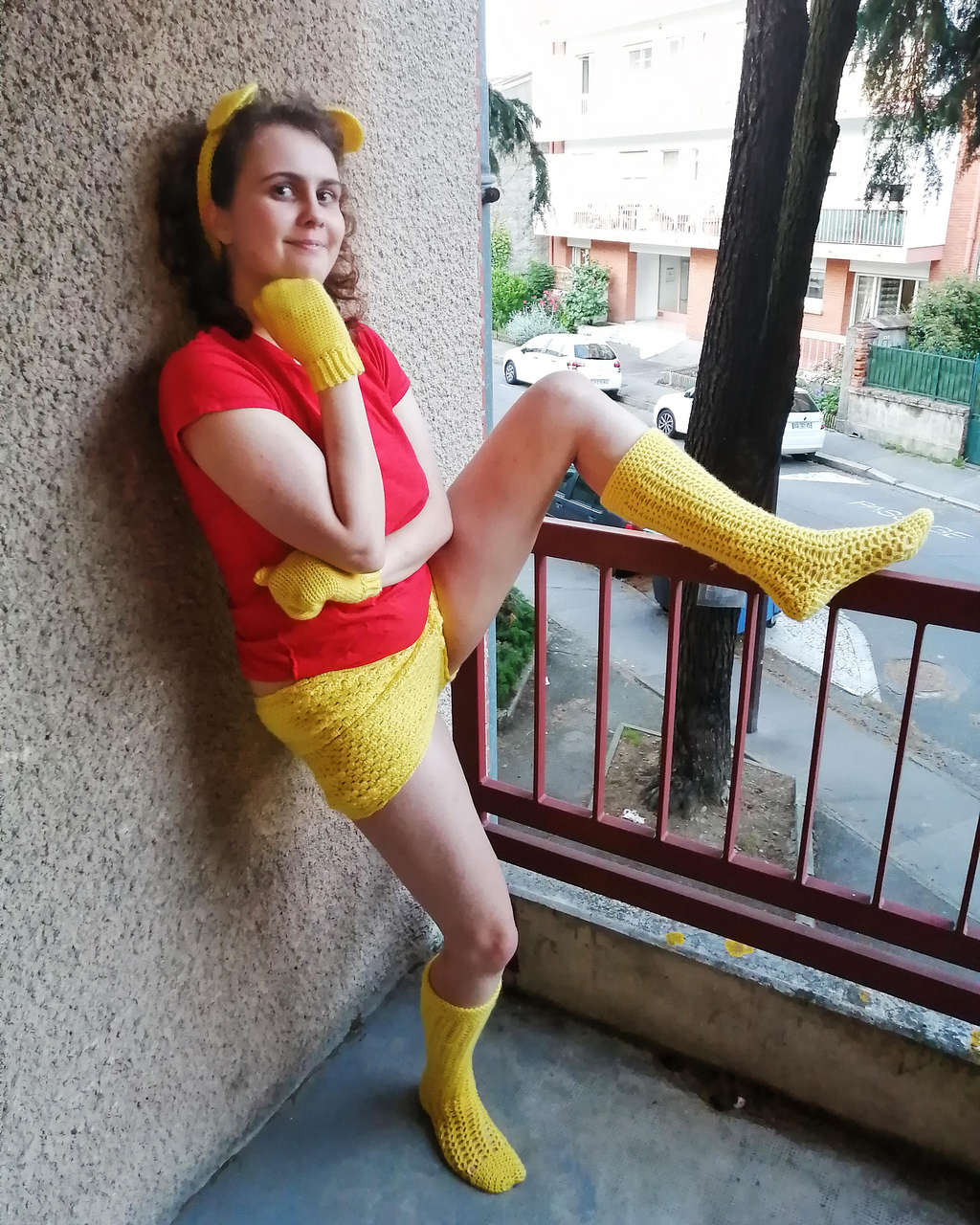 Crocheted Winnie The Pooh Cosplay Wi