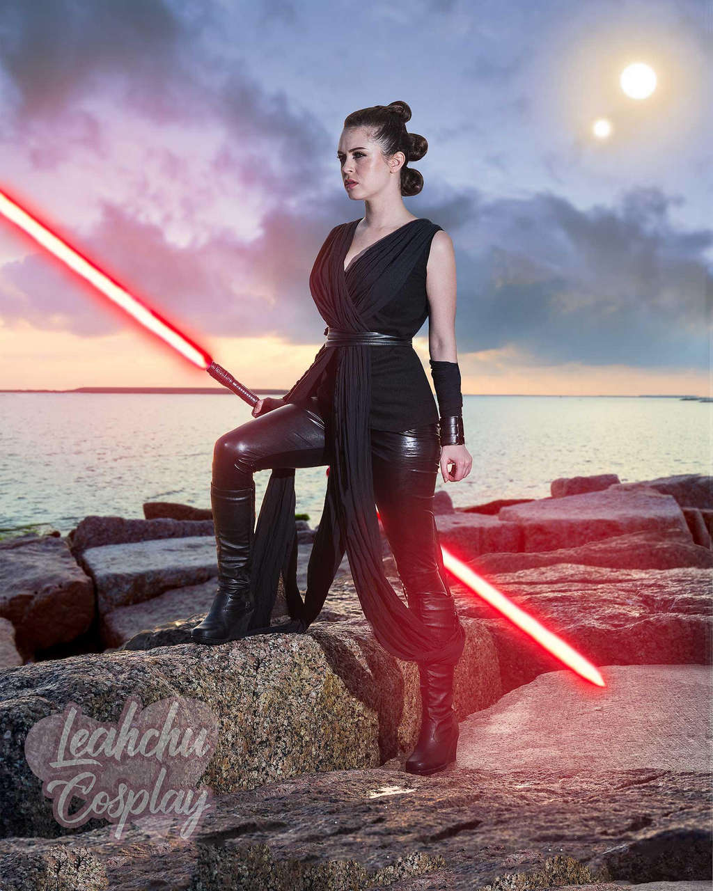 Dark Rey Cosplay Star Wars The Rise Of Skywalker By Leahchu Cospla