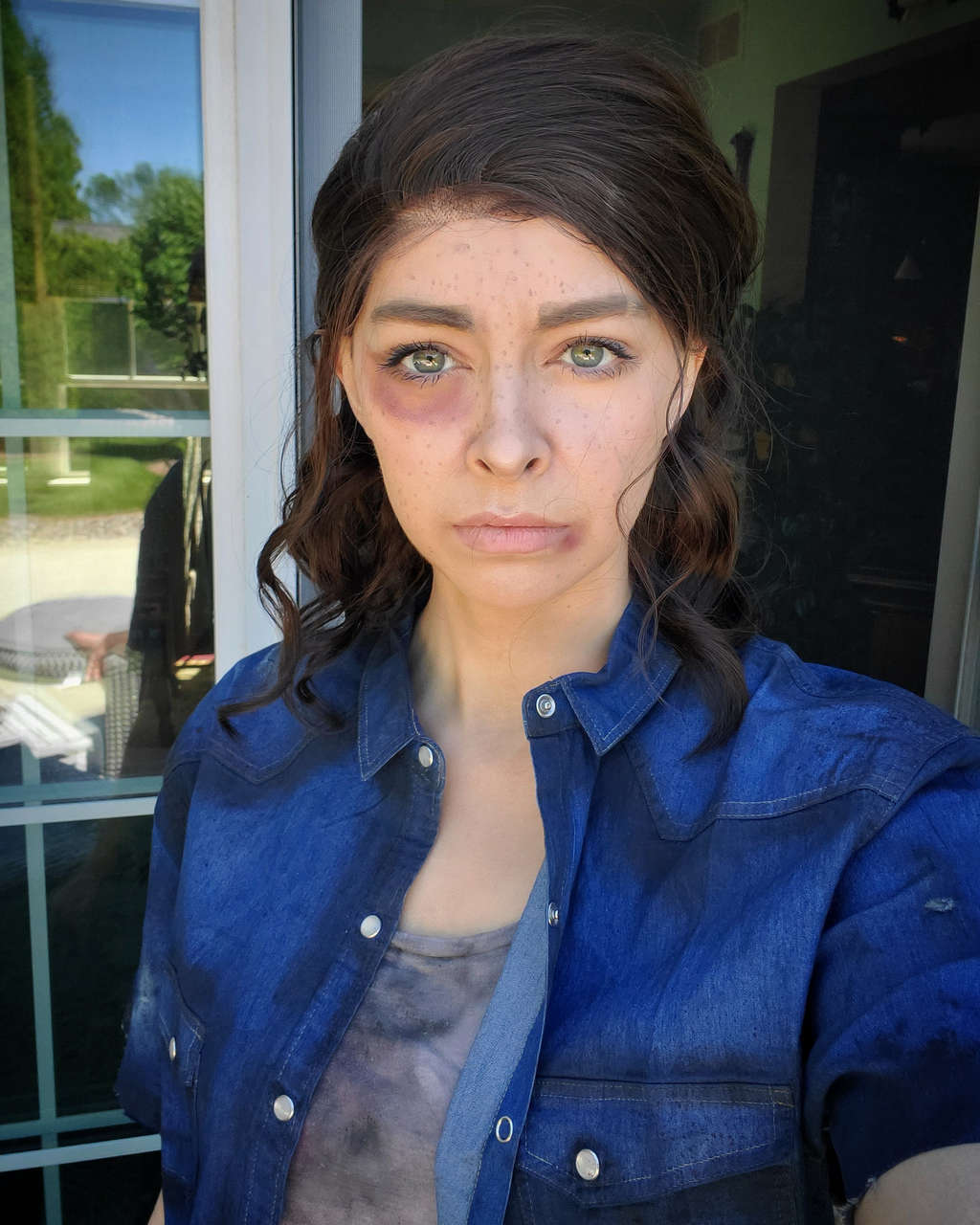 Ellie From The Last Of Us Makeup Test By Casabellacospla