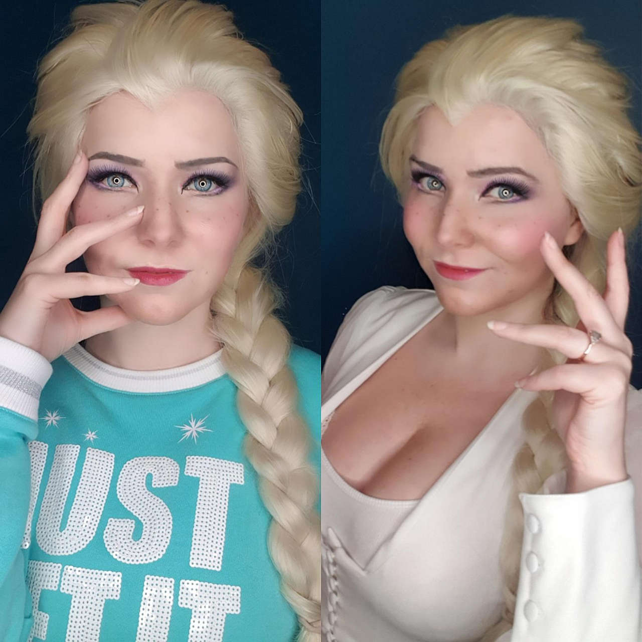 Elsa Makeup By The Crystal Wol