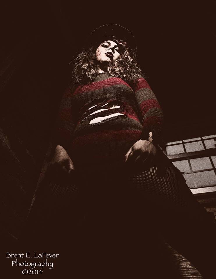 Emily Nicole Strange As Freddy Krueger Photo By Brent Lafeve