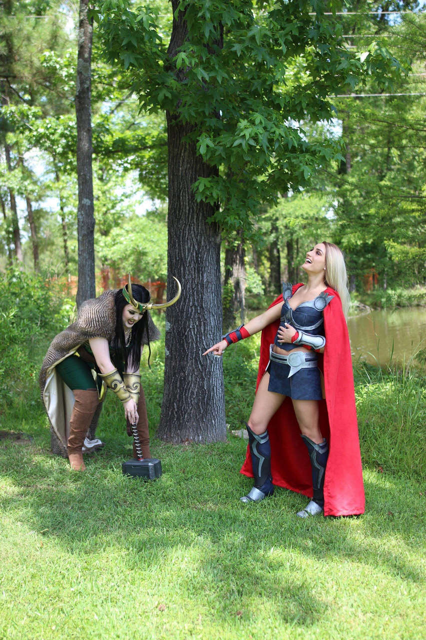 Female Thor And Lok